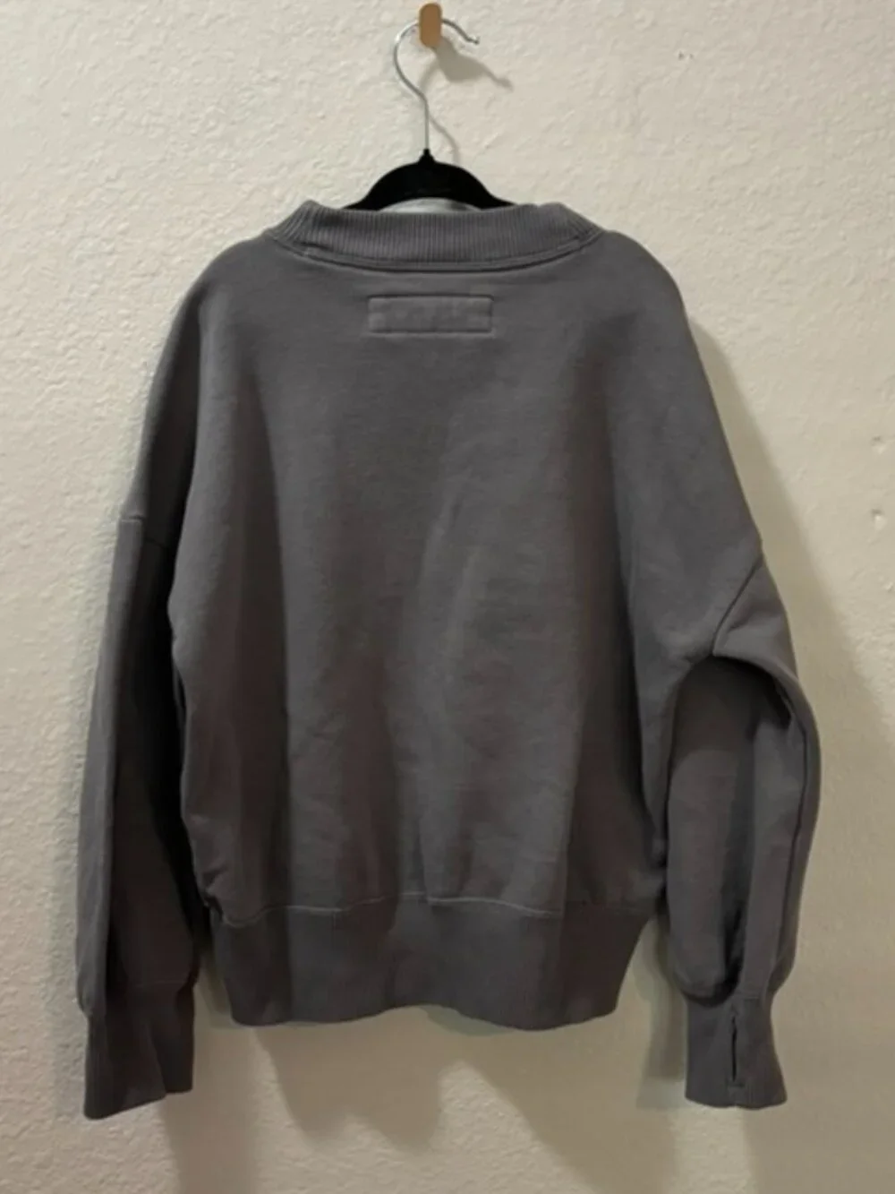 Abercrombie Kids Gray Sequin Bow Cozy Pullover Sweatshirt Size 7/8